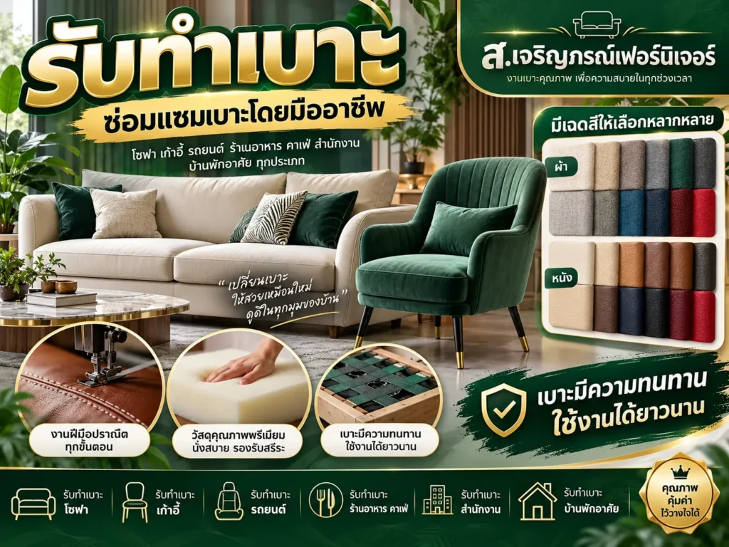 รับทำเบาะ